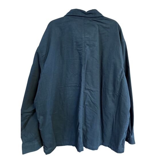 Carhartt Men's Rugged Flex Fleece-Lined Snap Shirt Jacket Sz 3X Relaxed Fit blac - Picture 2 of 8